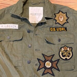 DS USRL MILITARY DENIM SUPPLY RARE HARD TO FIND US ARMY JACKET TYPE